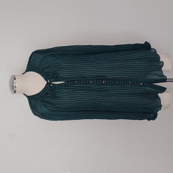 Anthropologie Maeve Button Down Blouse Size Large - Picture 1 of 9